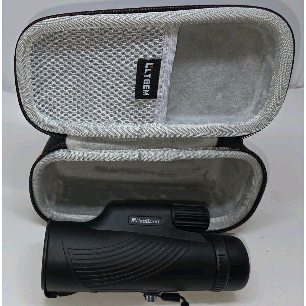 Usogood Monocular Telescope 10x42 Portable w/tripod connection and hard case